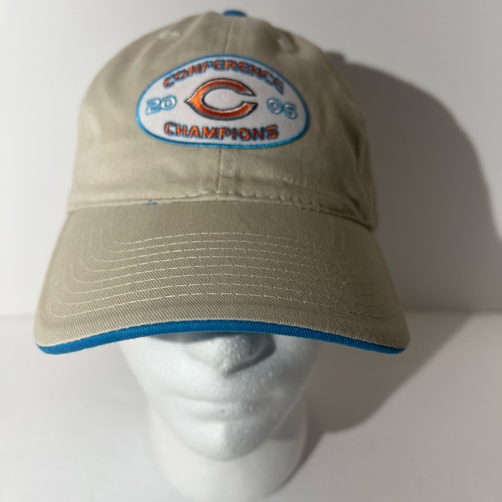 NFL Chicago Bears 2006 Conference Champions Khaki snapback hat‎